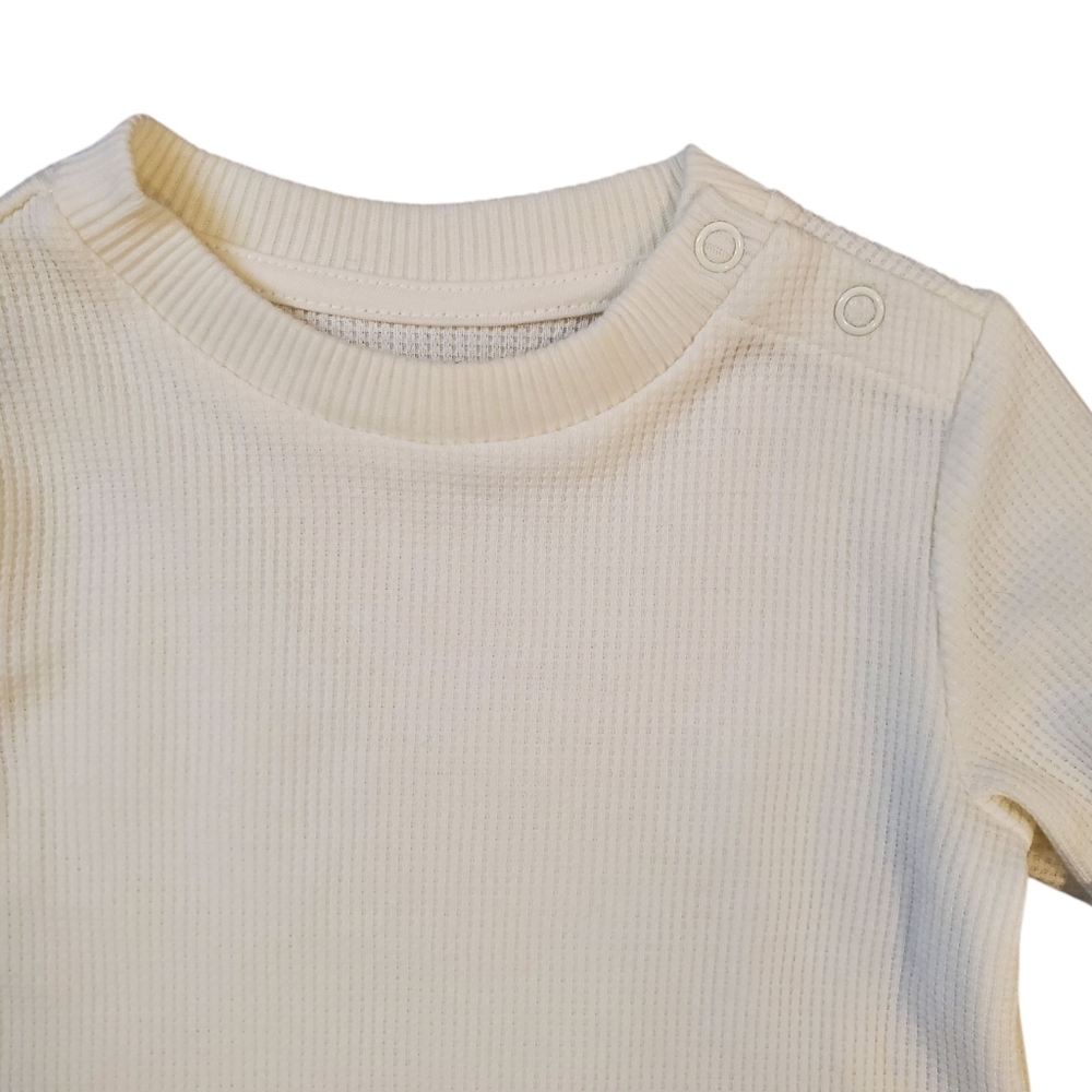 Tommy Hilfiger Denim Carpenter Bib Overalls Baby 12M Long Sleeve Thermal Tee - Picture 8 of 11